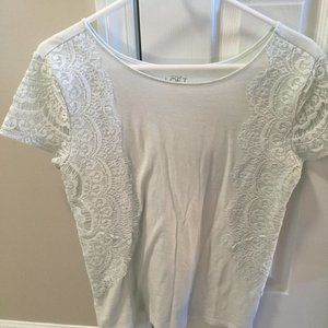 Ann Taylor LOFT pale blue shirt